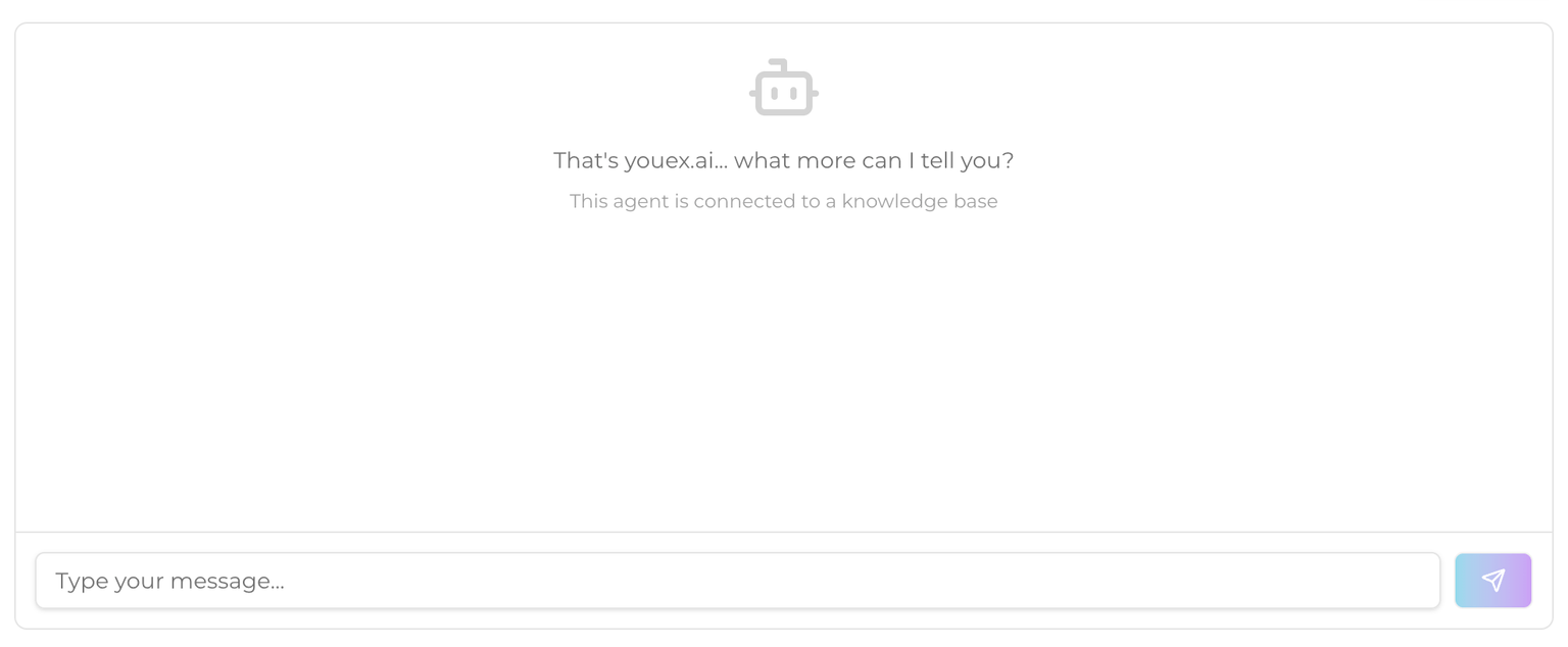 Admin setup agent testing